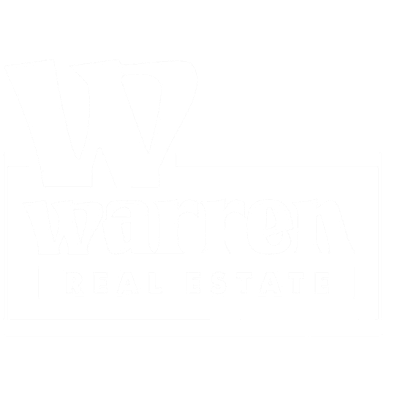Warren Real Estate White Logo